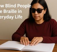 How Blind People Use Braille in Everyday Life