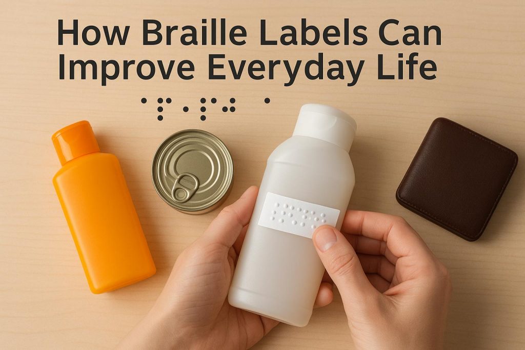 How Braille Labels Can Improve Everyday Life