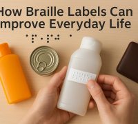 How Braille Labels Can Improve Everyday Life