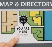 How Braille is Incorporated into Public Maps and Directories