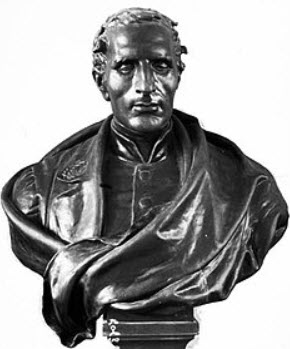 Louis Braille bust