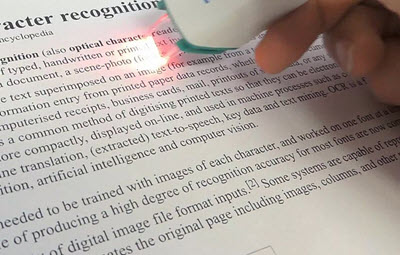 Optical braille recognition