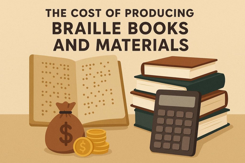 The Cost of Producing Braille Books and Materials