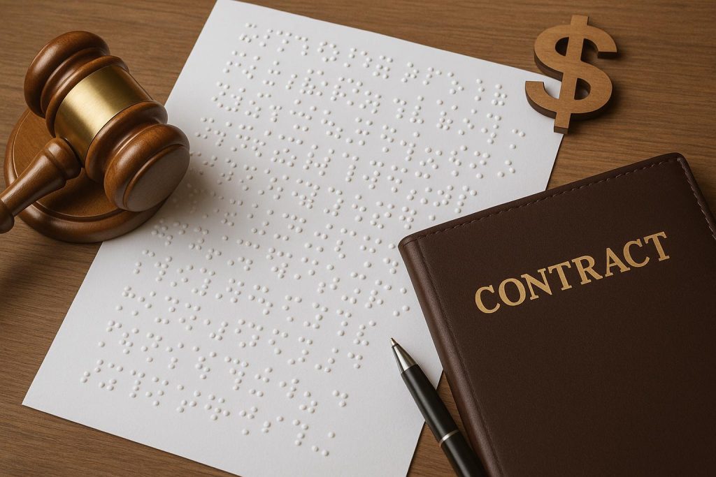 The Importance of Braille in Legal and Financial Documents