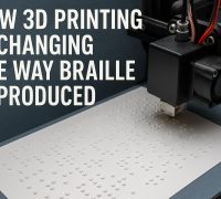 How 3D Printing is Changing the Way Braille is Produced