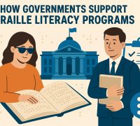 How Governments Support Braille Literacy Programs