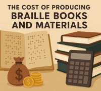 The Cost of Producing Braille Books and Materials