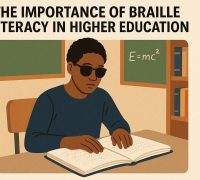 The Importance of Braille Literacy in Higher Education